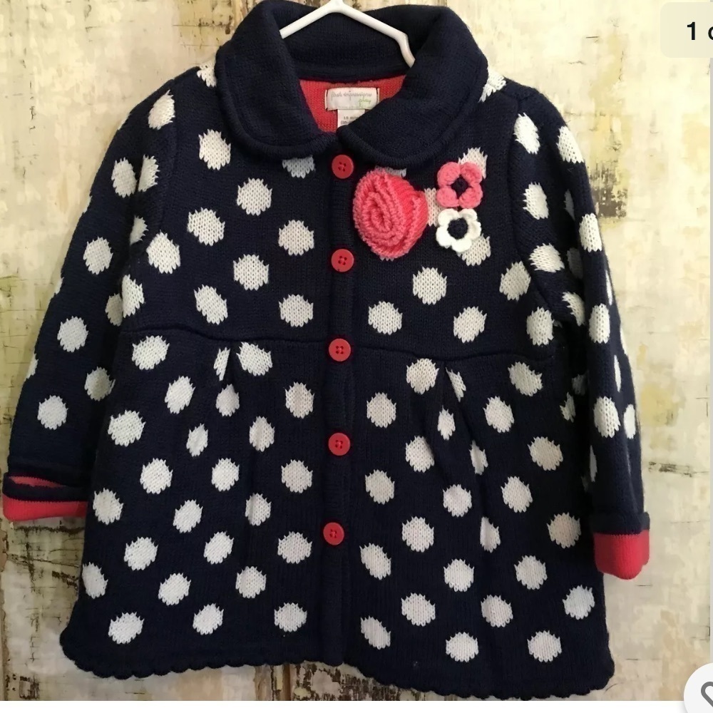 First Impression Play Girls Sweater Coat 18 Mths